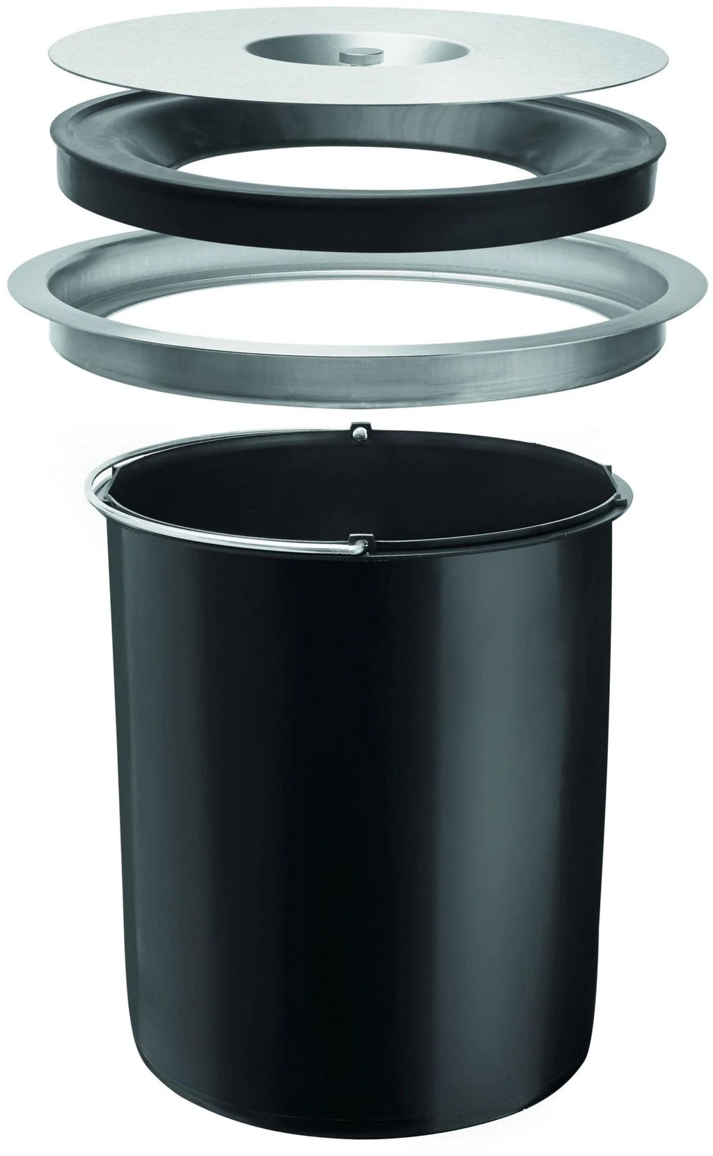 12-1/4" Counter Mount Trash/Ice Container - Stainless Z809