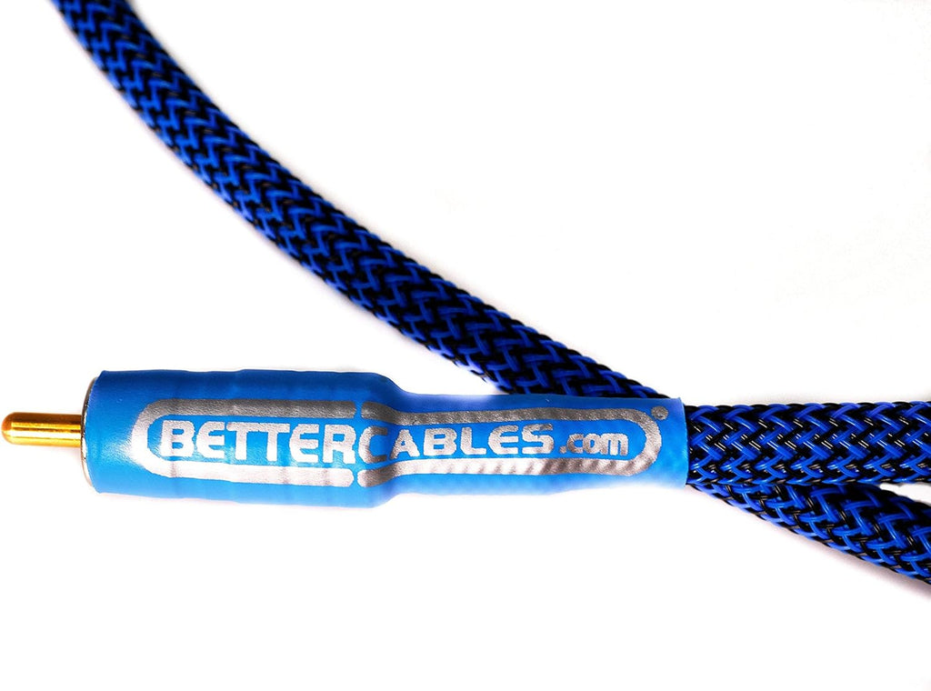 Blue Silver/Copper Hybrid Coaxial RCA Cable 6 Feet R335112