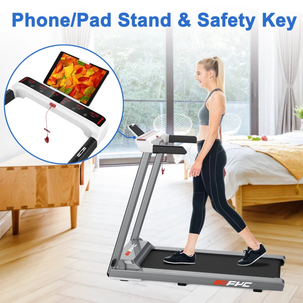 2 in 1 Folding Treadmill with Dual Display U483383