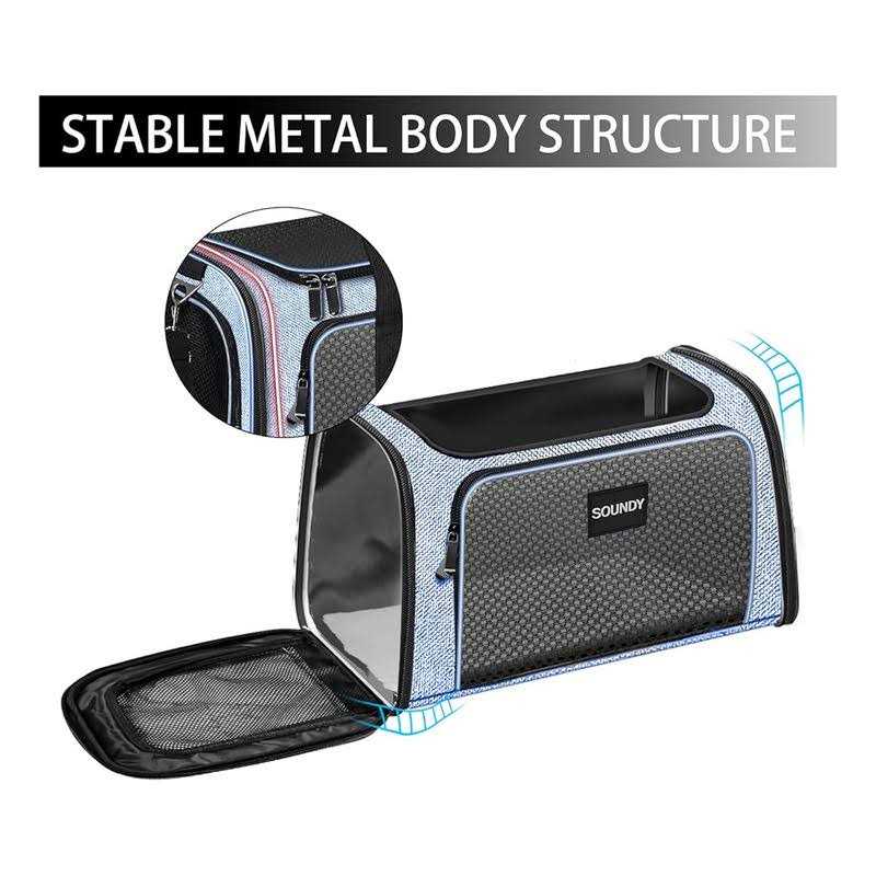 Soft Sided Collapsible Pet Carrier N7034