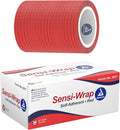 Self-Adherent Bandage Roll, Red, 2" x 5 Yard, Pack of 36 V793