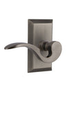 Manor Passage Door Lever Set - Antique Pewter P23672
