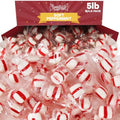 Soft Peppermint Candy Mints, 5lb bulk individually wrapped peppermint puffs L744361