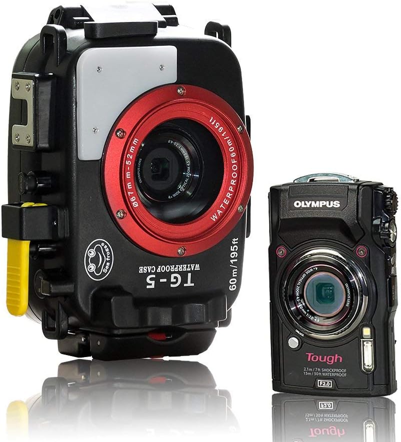 Waterproof Underwater Diving Housing Case for Olympus TG-5 Cameras Y235