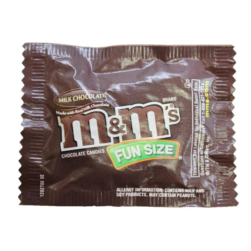Milk Chocolate Candy Fun Size Packets H437