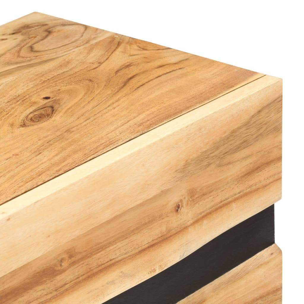 Solid Acacia Wood Sideboard L42686