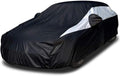 Jet Black Poly 210T Car Cover for Sedans J9415