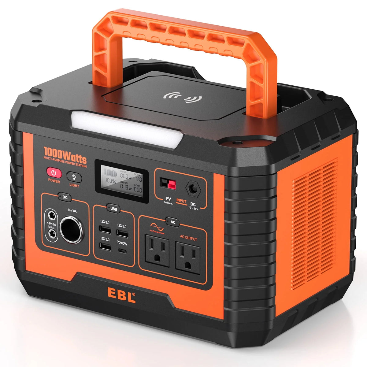 1000W 999Wh Portable Power Station V552