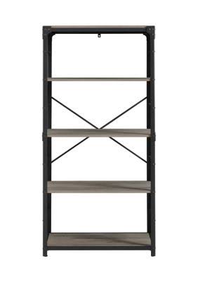 Grey Wash 4 Shelf Bookshelf F465