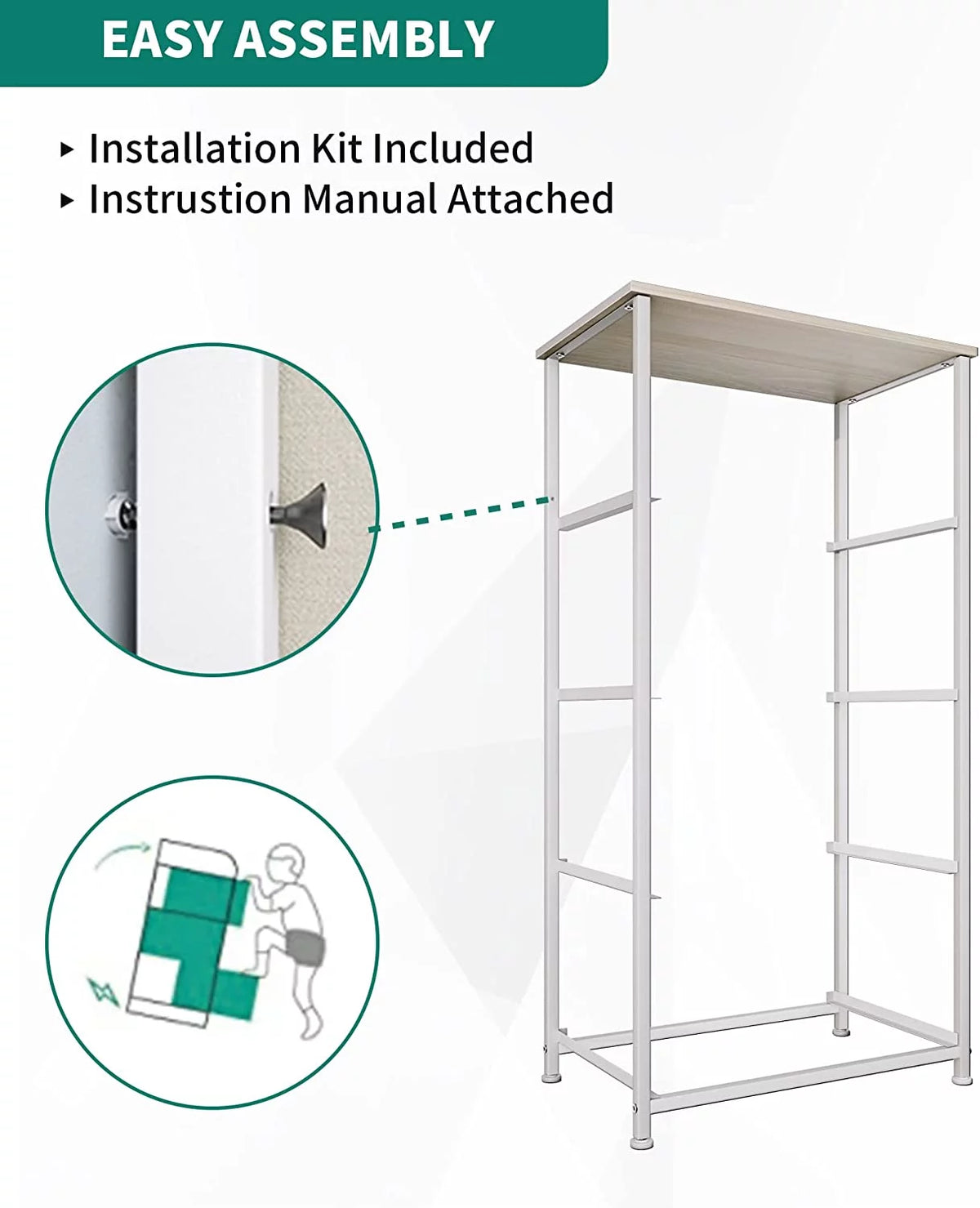 Fabric 4 Drawer Dresser N306