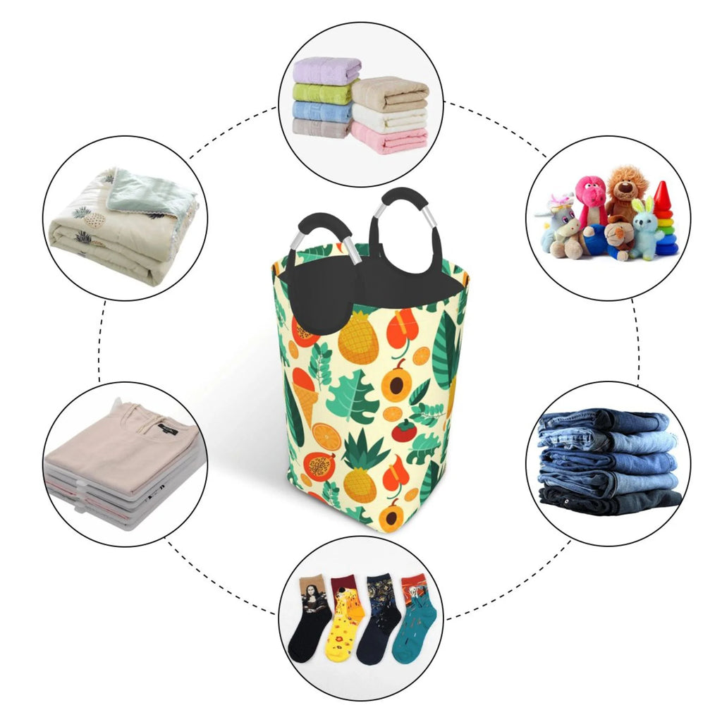 Collapsible Laundry Basket with Handles W306891