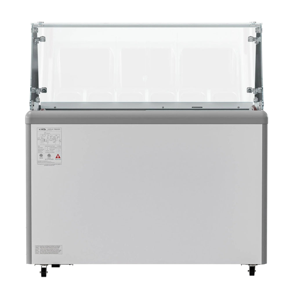 Gelato Dipping Cabinet Display Freezer with Sliding Glass Door and Sneeze Guard 13 cu. ft. C957649