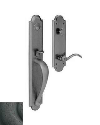 Distressed Oil Rubbed Bronze Mortise Entry Handleset with Lever G5330