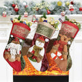 18" 3D Christmas Stockings 3 Pack B701246