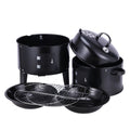 Portable Charcoal Smoker Grill S312939