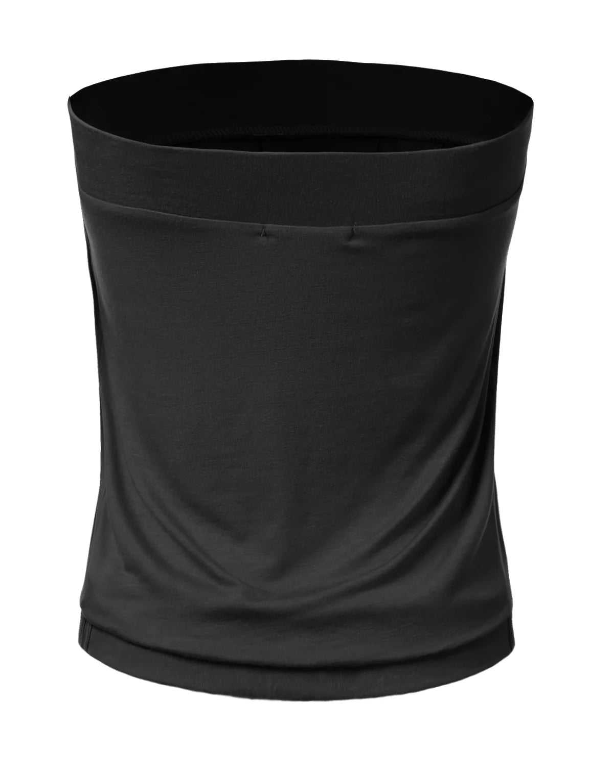 Solid Natural Pleated Tube Top P408168