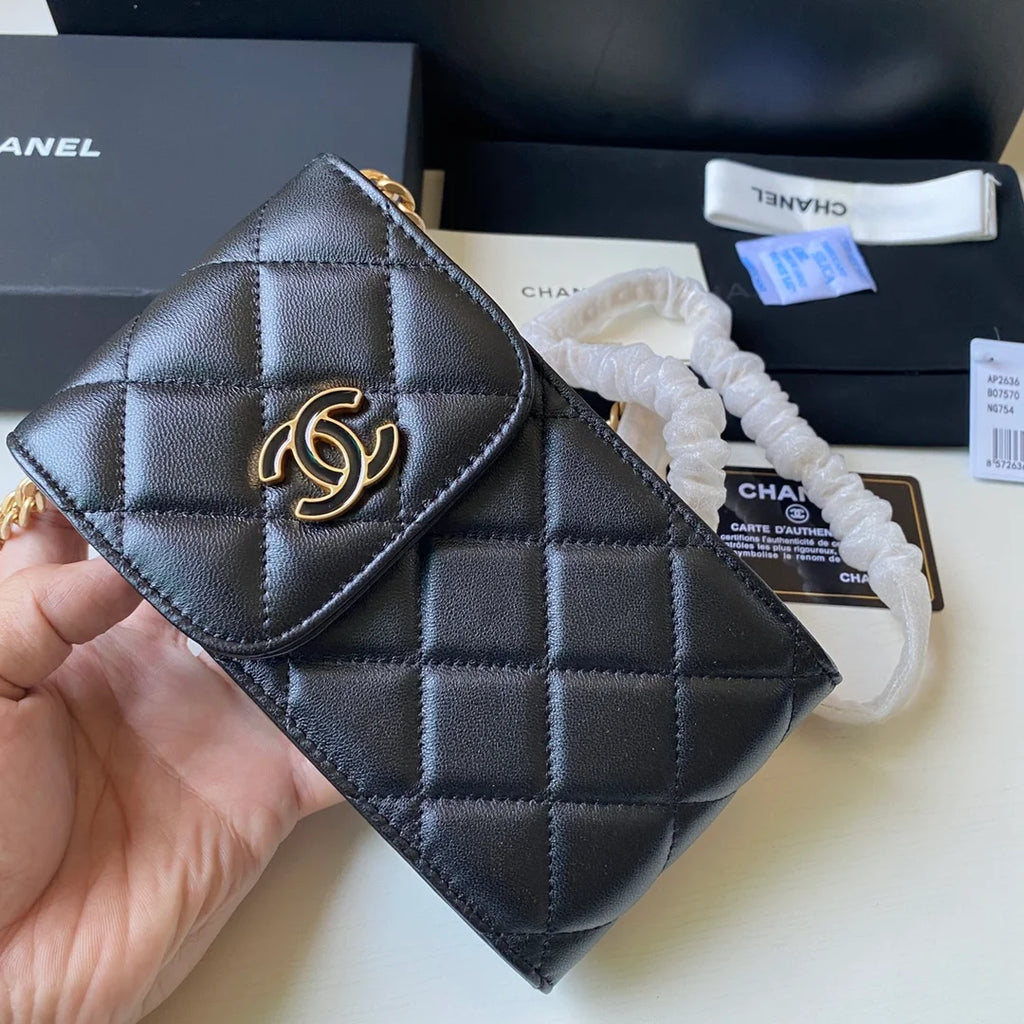 Black Phone Holder Bag Y23511