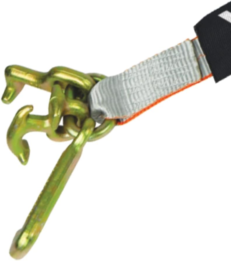 96 Inch 2 Pack Car Tie Down with Universal Frame Hook Cluster S968