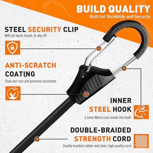 31-Piece Bungee Cords Assortment P128370