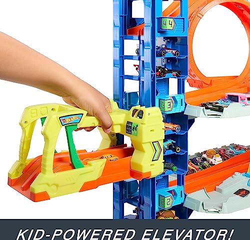 Ultimate Garage Toy Car Track Set with 2 Die-Cast Toy Cars F536