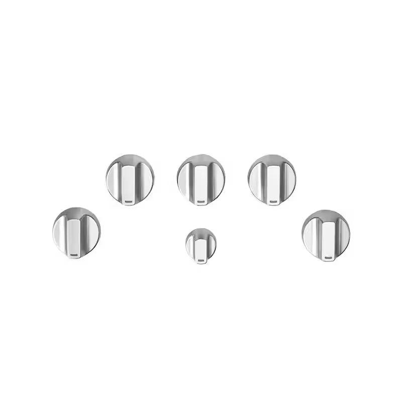 Brushed Stainless Gas Cooktop Knob Kit L9650