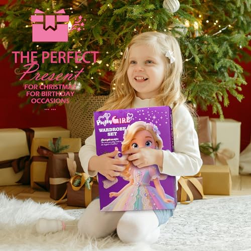 Doll Clothes and Accessories with Princess Gowns Dresses Shoes K232