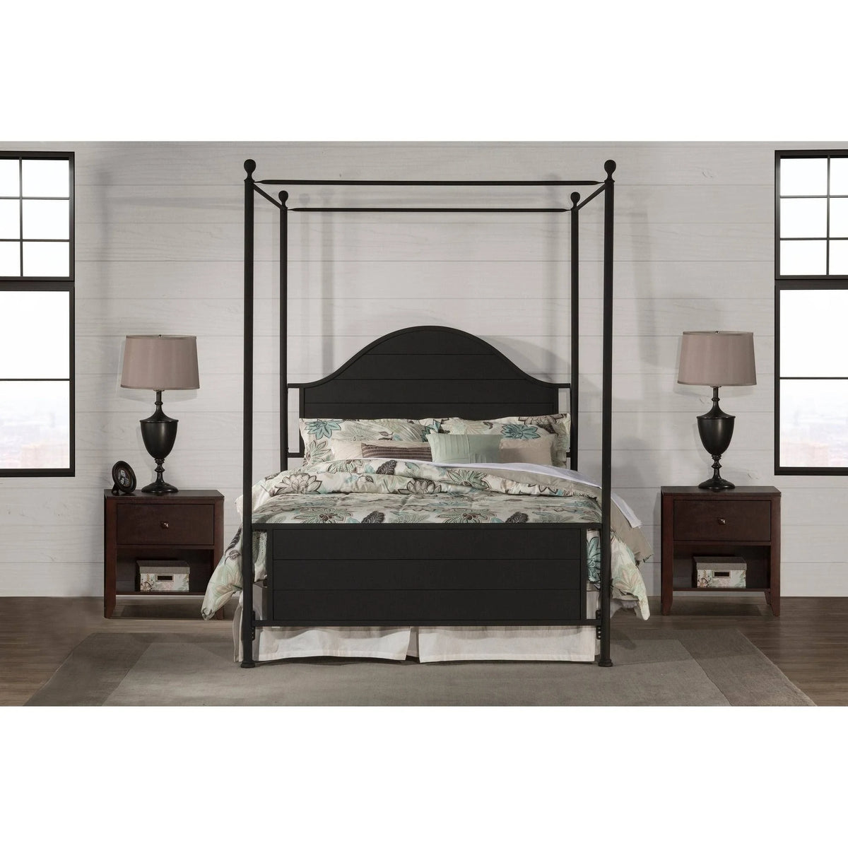 King Canopy Metal Bed Z57001