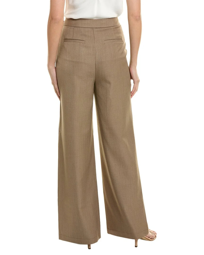 Brown Wide Leg Trouser J659536