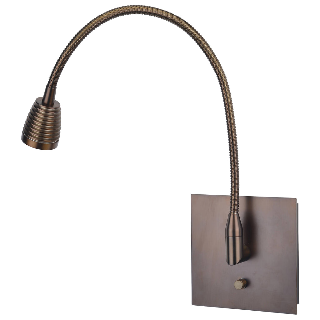 Bronze Gooseneck LED Wall Mount W214574