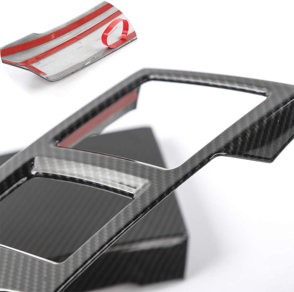 Carbon Fiber Central Console Air Conditioner Panel Trim 5pcs P9470