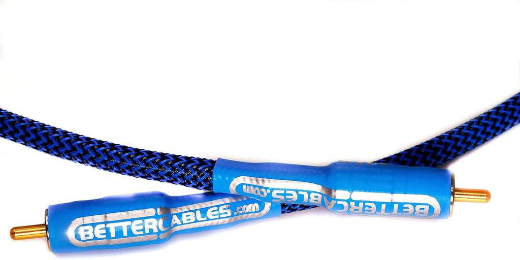 Blue Silver/Copper Hybrid Coaxial RCA Cable 6 Feet R335112