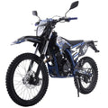Blue 250 Dirt Bike 5-Speed Manual Transmission 21"/18" Wheels Electric/Kick Start A284387