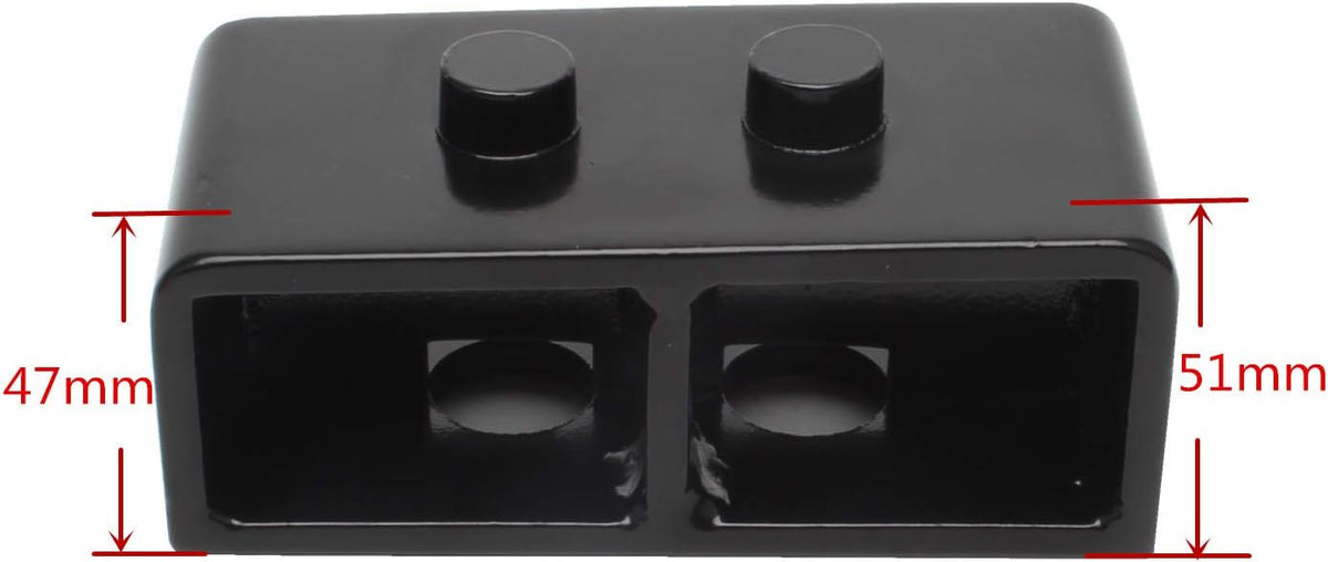2'' Rear Leveling Lift Kit Block with U Bolts Pack of 2 U59064