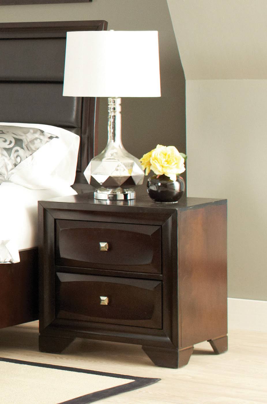 Cappuccino Nightstand V927431
