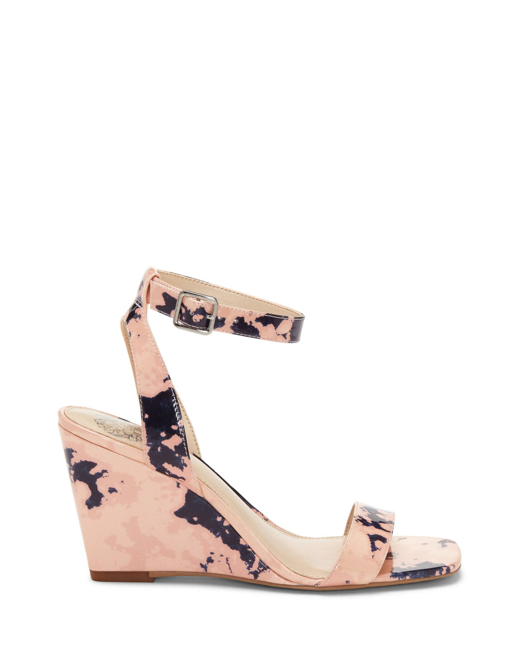 Leather Square-Toe Wedges U92453