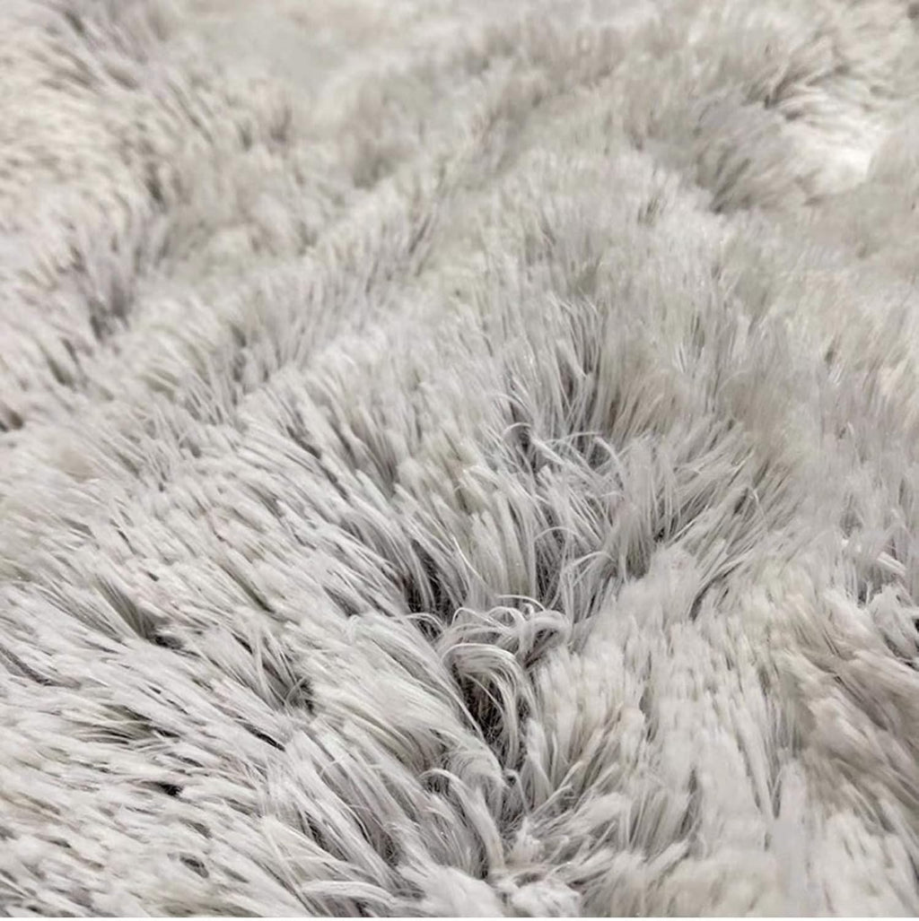 Large Pack of 2 Waterproof Soft Fluffy Dog Bed Mat with Removable Washable Cover W55500