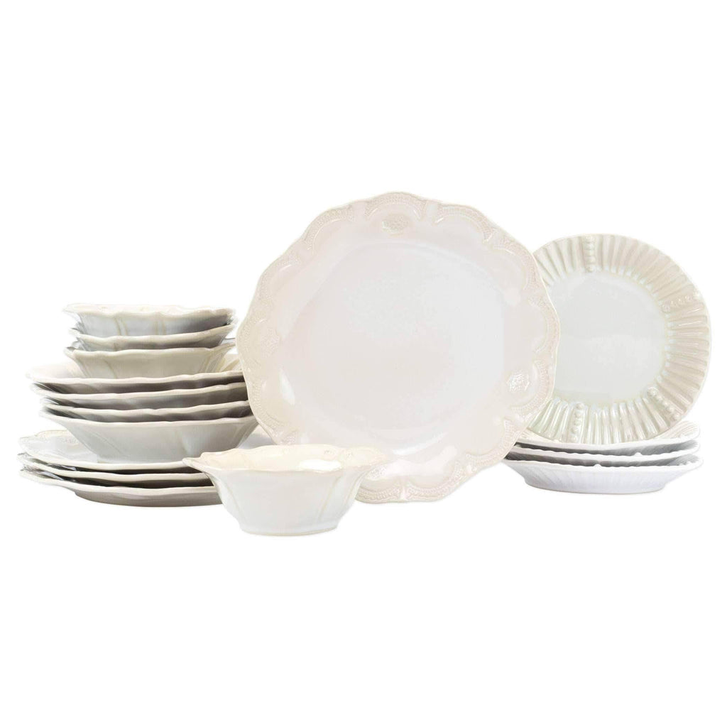 16-Piece Aqua Stone Place Setting C3083
