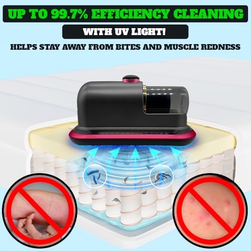 Cordless Mattress Vacuum Cleaner (Brilliant Red) H6031