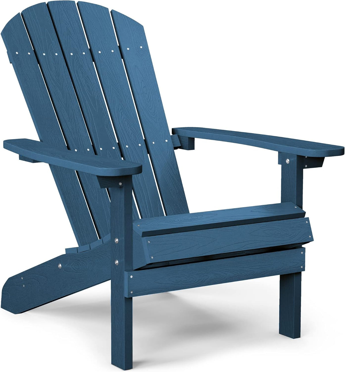 Black Plastic Adirondack Chairs Set of 2 A1877