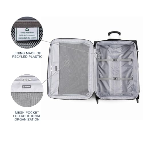 Burgundy Softside Expandable 2 Wheel Carry On Luggage U22599
