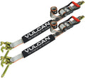 96 Inch 2 Pack Car Tie Down with Universal Frame Hook Cluster S968