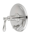 White Ithaca Tub & Shower Diverter Plate with Handle M224518
