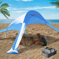 Extra Large UPF50+ Beach Tent with Sand Shovel I705