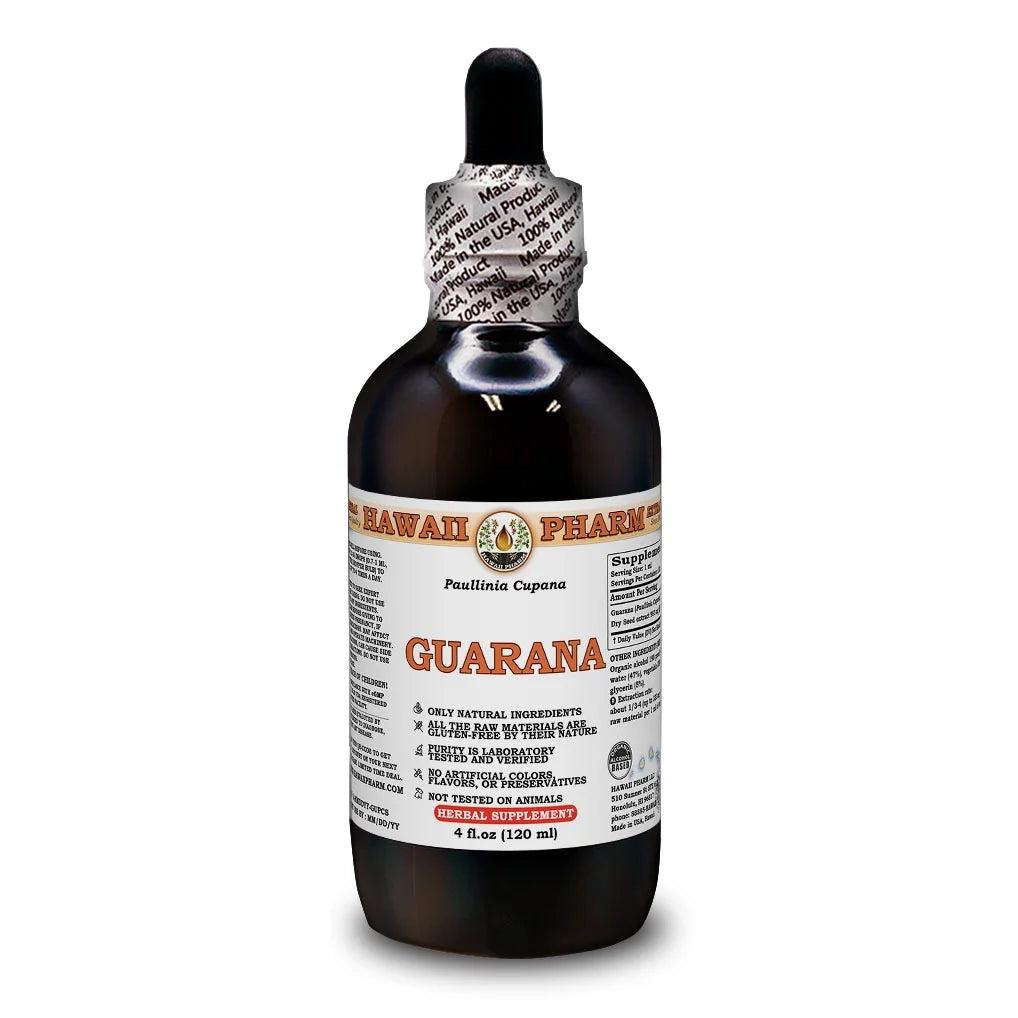 Guarana Dry Seed Liquid Extract 4 Fl.Oz E20149