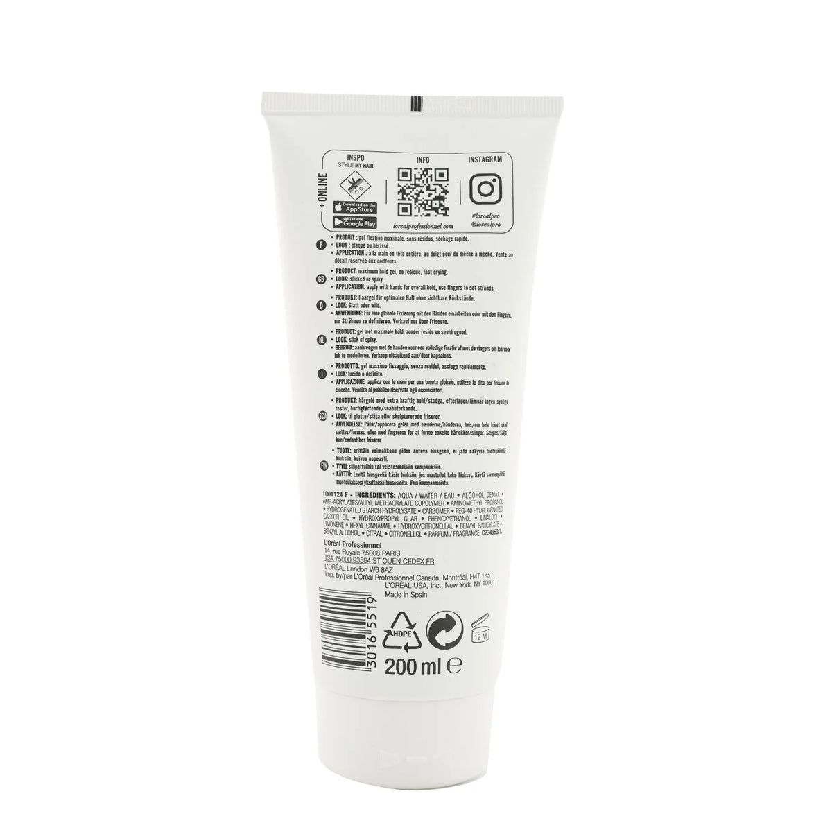 200ml Shaping Gel For Extra Hold I40929