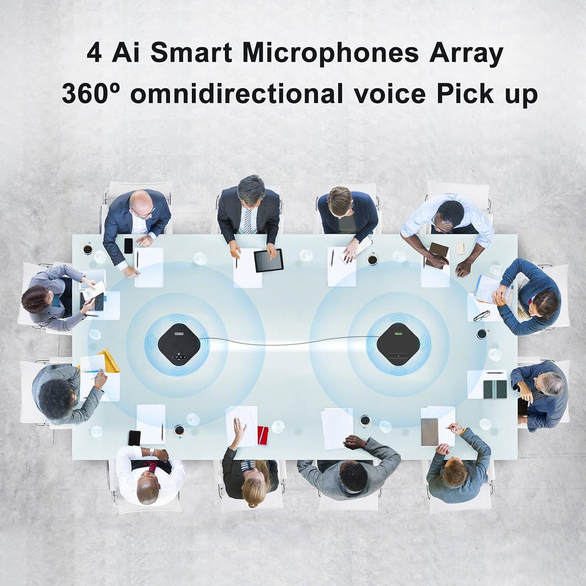 Bluetooth Speakerphones Conference Microphone with Microphone Y4907