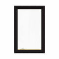 Black Painted Clad Wood Left-Handed Casement Window with Mesh Screen I84172