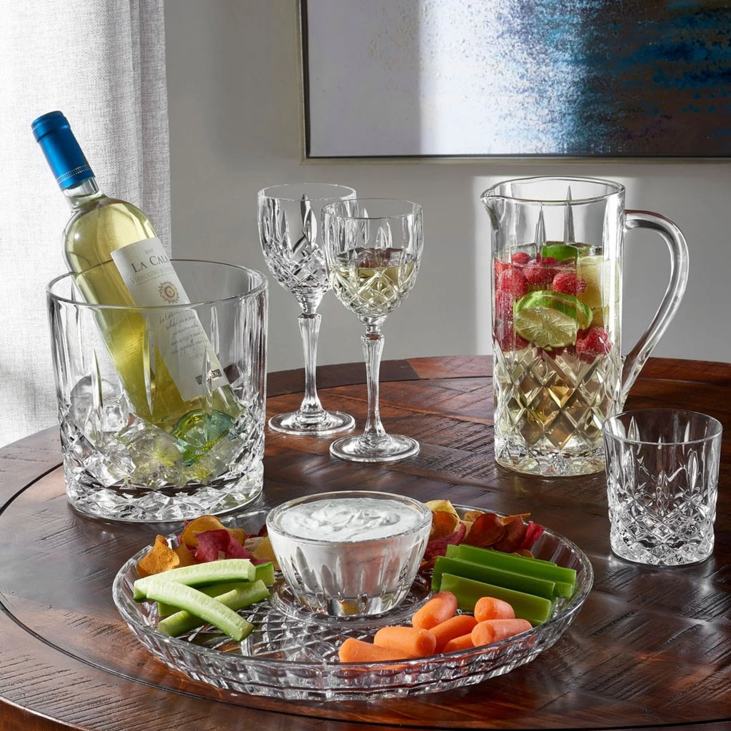 Clear Crystalline Chip & Dip Bowl Y732445