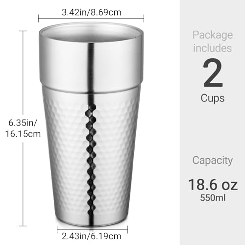16 oz 4 Pack Stainless Steel Tumbler A508127