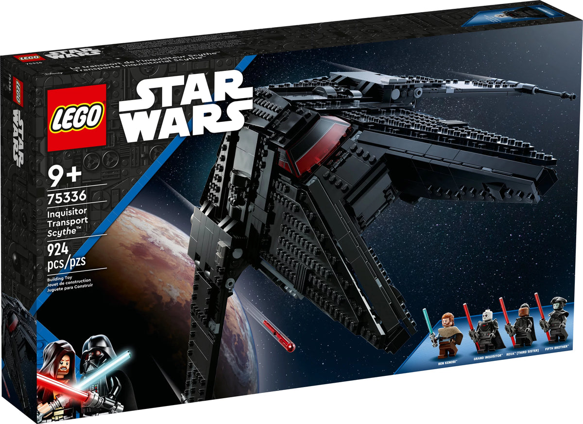 Buildable Toy Starship with Blue and Double-Bladed Red Lightsabers L1676